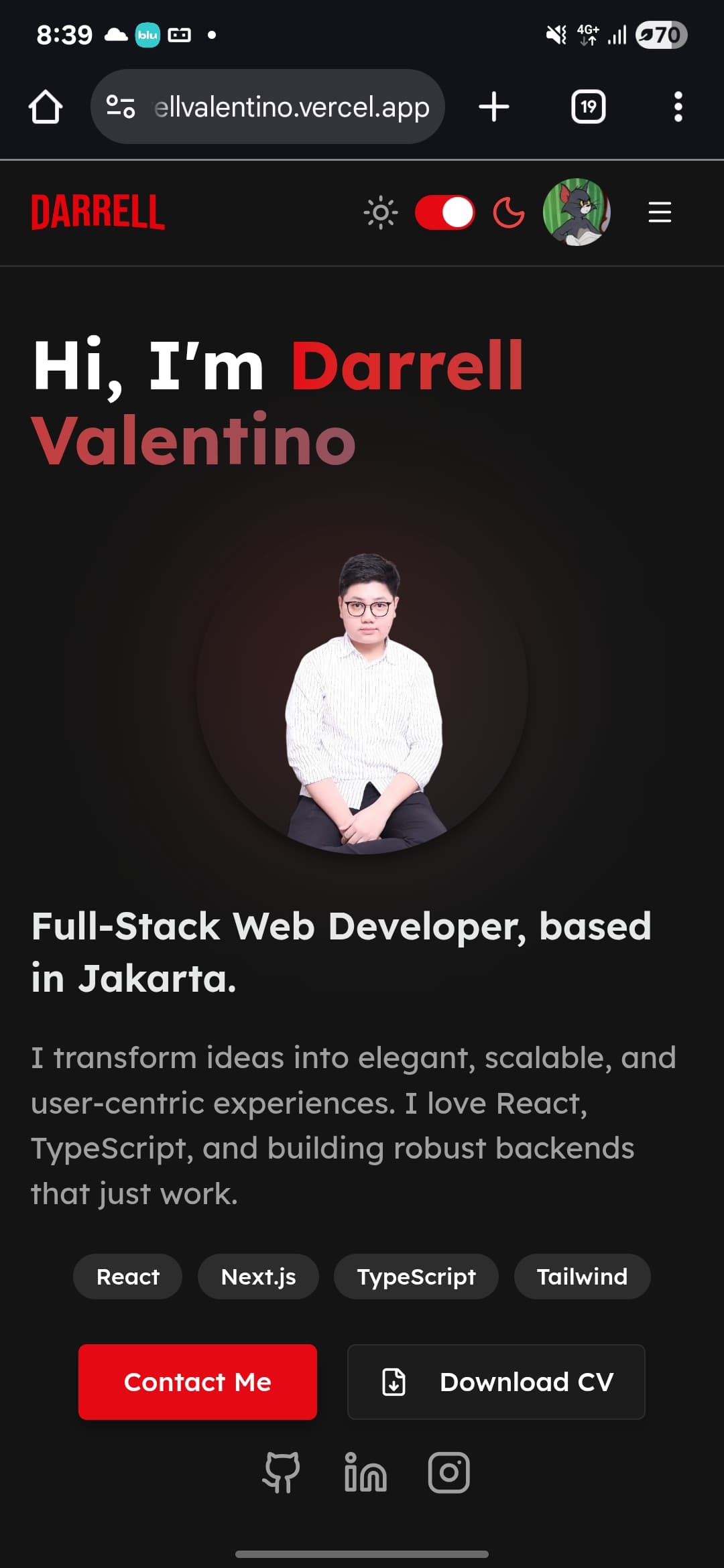 Darrell Valentino's Portfolio