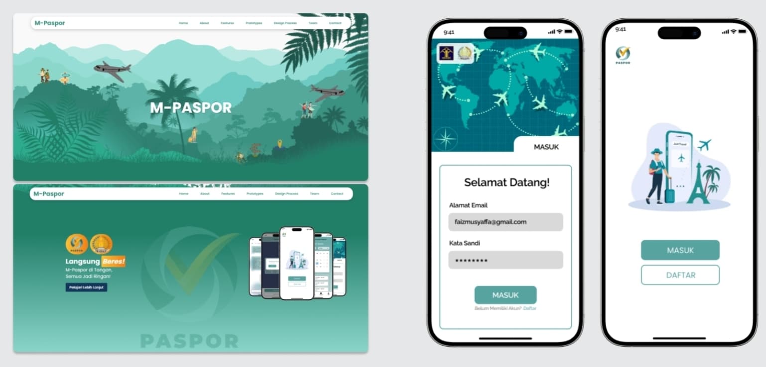 MPaspor Website Redesign